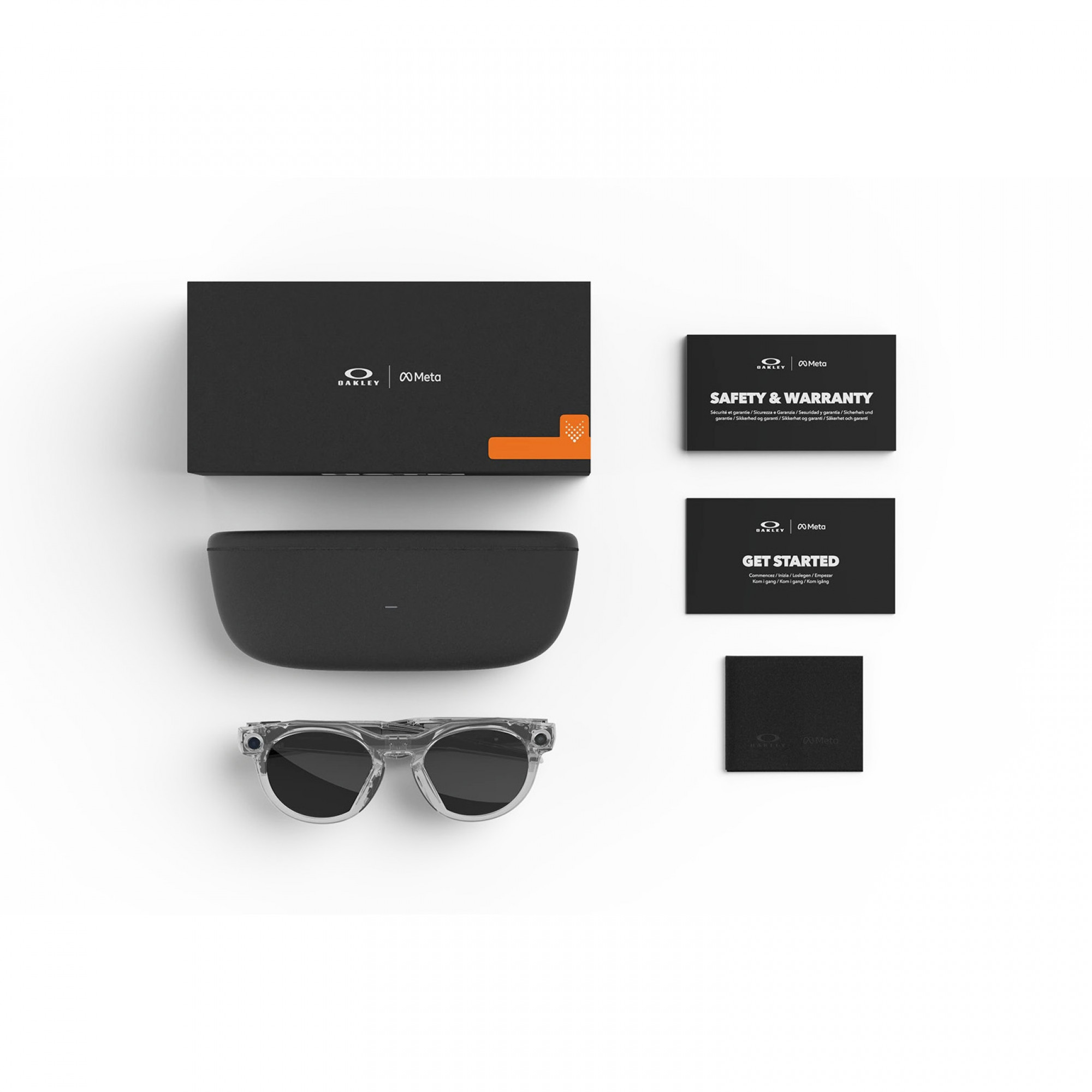 Смарт-очки Oakley Meta HSTN Clear Lens color: Clear to Grey Transitions